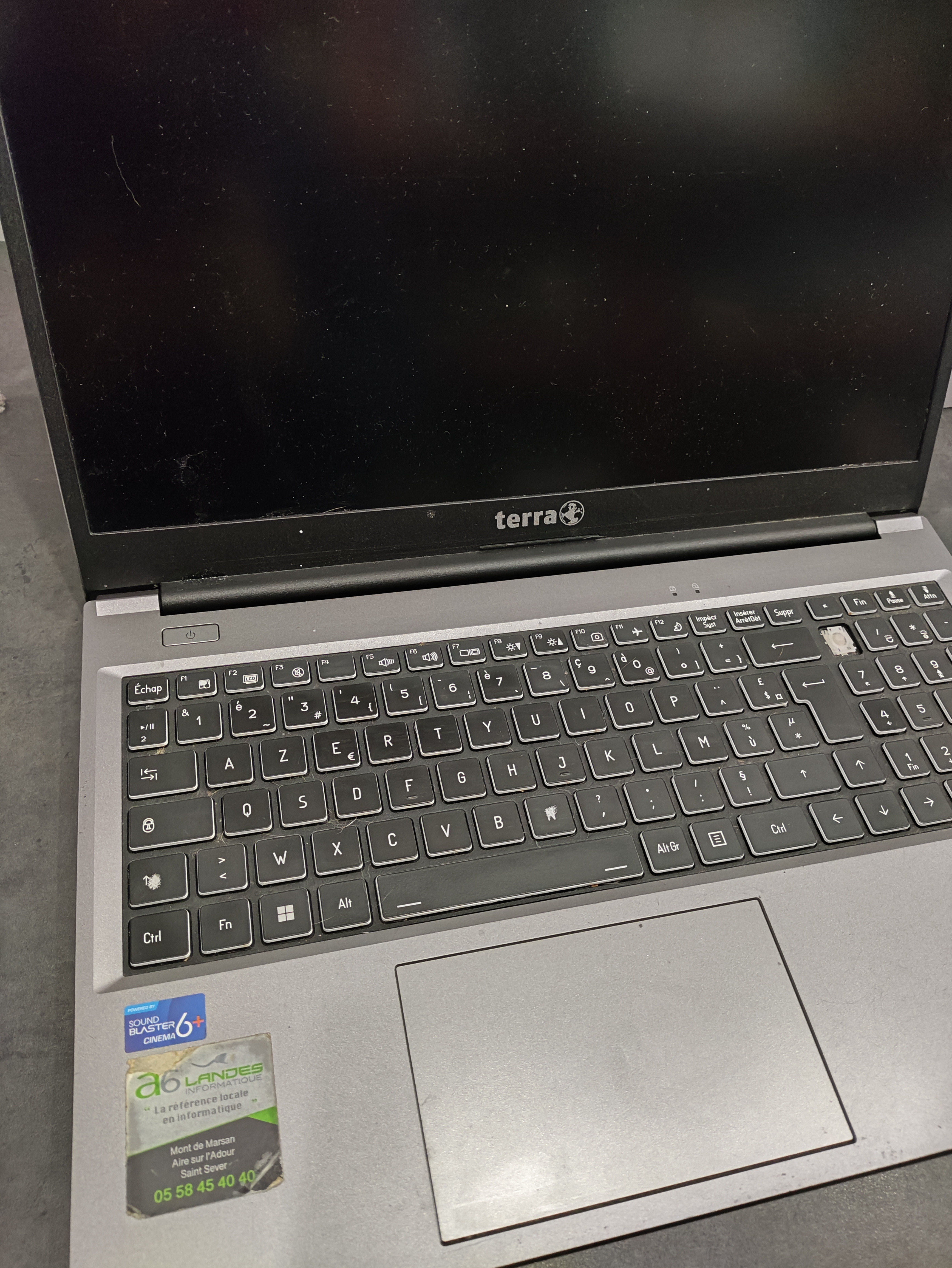 Dépannage Terra — remis en fonction